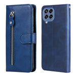 Custodia per telefono in pelle con cerniera in vitello, For OPPO Realme GT Neo3, For OPPO Reno7 4G / F21 Pro 4G / 5G, For Samsung Galaxy M33 5G Global, For Samsung Galaxy M53 5G