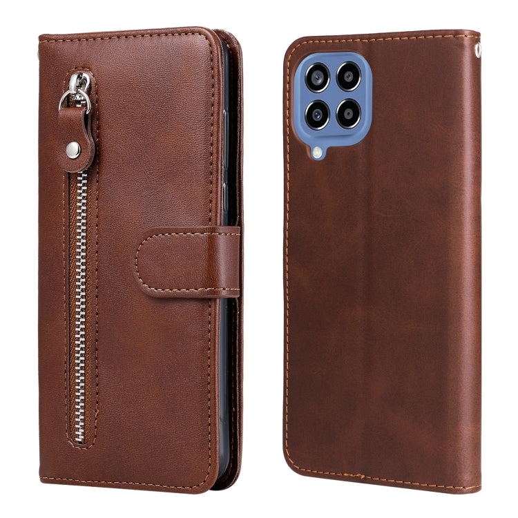 Custodia per telefono in pelle con cerniera in vitello, For OPPO Realme GT Neo3, For OPPO Reno7 4G / F21 Pro 4G / 5G, For Samsung Galaxy M33 5G Global, For Samsung Galaxy M53 5G