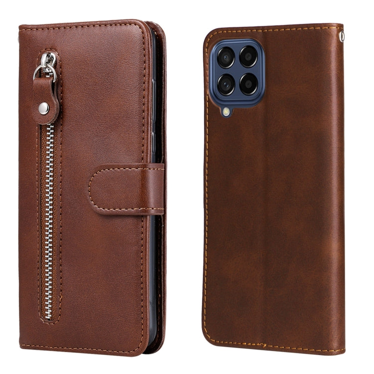 Custodia per telefono in pelle con cerniera in vitello, For OPPO Realme GT Neo3, For OPPO Reno7 4G / F21 Pro 4G / 5G, For Samsung Galaxy M33 5G Global, For Samsung Galaxy M53 5G
