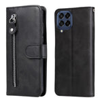 Custodia per telefono in pelle con cerniera in vitello, For OPPO Realme GT Neo3, For OPPO Reno7 4G / F21 Pro 4G / 5G, For Samsung Galaxy M33 5G Global, For Samsung Galaxy M53 5G
