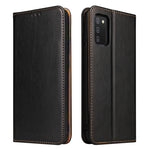 Fierre Shann PU Custodia per telefono in vera pelle con texture in pelle, For Samsung Galaxy A02s, For Samsung Galaxy A13 5G, For Samsung Galaxy A33 5G, For Samsung Galaxy A53 5G, For Samsung Galaxy A73 5G, For Samsung Galaxy S21 FE 5G