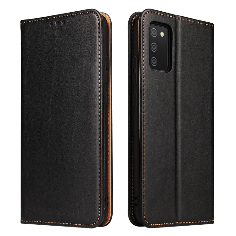 Fierre Shann PU Custodia per telefono in vera pelle con texture in pelle, For Samsung Galaxy A02s, For Samsung Galaxy A13 5G, For Samsung Galaxy A33 5G, For Samsung Galaxy A53 5G, For Samsung Galaxy A73 5G, For Samsung Galaxy S21 FE 5G