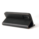 Fierre Shann PU Custodia per telefono in vera pelle con texture in pelle, For Samsung Galaxy A02s, For Samsung Galaxy A13 5G, For Samsung Galaxy A33 5G, For Samsung Galaxy A53 5G, For Samsung Galaxy A73 5G, For Samsung Galaxy S21 FE 5G