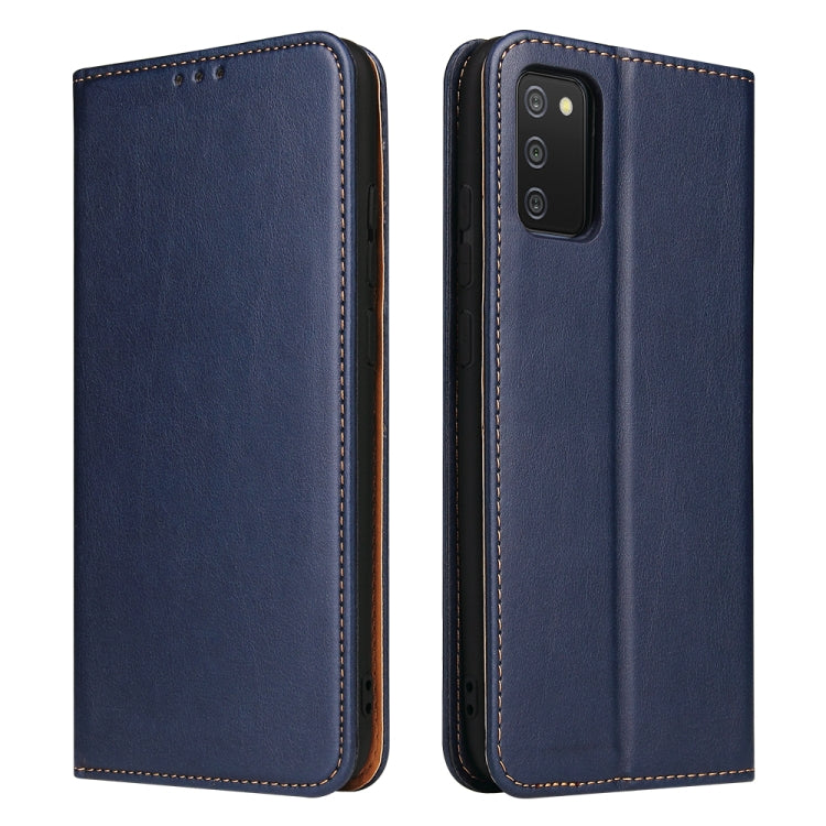 Fierre Shann PU Custodia per telefono in vera pelle con texture in pelle, For Samsung Galaxy A02s, For Samsung Galaxy A13 5G, For Samsung Galaxy A33 5G, For Samsung Galaxy A53 5G, For Samsung Galaxy A73 5G, For Samsung Galaxy S21 FE 5G