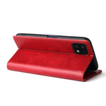Fierre Shann PU Custodia per telefono in vera pelle con texture in pelle, For Samsung Galaxy A22 5G