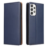 Fierre Shann PU Custodia per telefono in vera pelle con texture in pelle, For Samsung Galaxy A02s, For Samsung Galaxy A13 5G, For Samsung Galaxy A33 5G, For Samsung Galaxy A53 5G, For Samsung Galaxy A73 5G, For Samsung Galaxy S21 FE 5G
