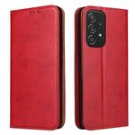 Fierre Shann PU Custodia per telefono in vera pelle con texture in pelle, For Samsung Galaxy A02s, For Samsung Galaxy A13 5G, For Samsung Galaxy A33 5G, For Samsung Galaxy A53 5G, For Samsung Galaxy A73 5G, For Samsung Galaxy S21 FE 5G