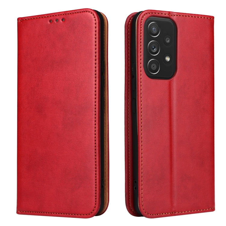 Fierre Shann PU Custodia per telefono in vera pelle con texture in pelle, For Samsung Galaxy A02s, For Samsung Galaxy A13 5G, For Samsung Galaxy A33 5G, For Samsung Galaxy A53 5G, For Samsung Galaxy A73 5G, For Samsung Galaxy S21 FE 5G