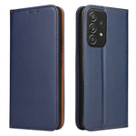 Fierre Shann PU Custodia per telefono in vera pelle con texture in pelle, For Samsung Galaxy A02s, For Samsung Galaxy A13 5G, For Samsung Galaxy A33 5G, For Samsung Galaxy A53 5G, For Samsung Galaxy A73 5G, For Samsung Galaxy S21 FE 5G