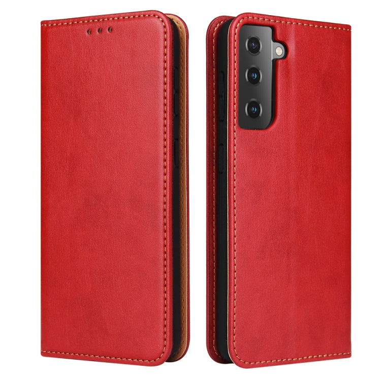 Fierre Shann PU Custodia per telefono in vera pelle con texture in pelle, For Samsung Galaxy A02s, For Samsung Galaxy A13 5G, For Samsung Galaxy A33 5G, For Samsung Galaxy A53 5G, For Samsung Galaxy A73 5G, For Samsung Galaxy S21 FE 5G