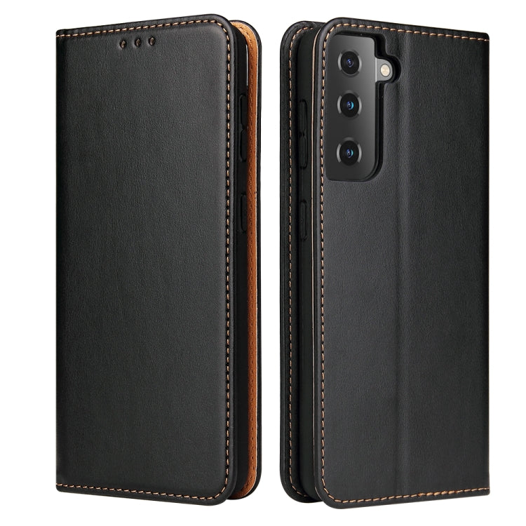 Fierre Shann PU Custodia per telefono in vera pelle con texture in pelle, For Samsung Galaxy A02s, For Samsung Galaxy A13 5G, For Samsung Galaxy A33 5G, For Samsung Galaxy A53 5G, For Samsung Galaxy A73 5G, For Samsung Galaxy S21 FE 5G