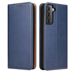Fierre Shann PU Custodia per telefono in vera pelle con texture in pelle, For Samsung Galaxy A02s, For Samsung Galaxy A13 5G, For Samsung Galaxy A33 5G, For Samsung Galaxy A53 5G, For Samsung Galaxy A73 5G, For Samsung Galaxy S21 FE 5G