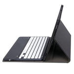 Custodia tablet in pelle con tastiera Bluetooth per iPad