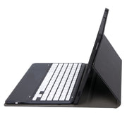 Custodia per tablet in pelle con tastiera Bluetooth staccabile con slot per penna C12B, For iPad Air 13 2025 / 2024 / Pro 12.9 inch 2021/2020/2018