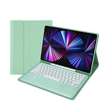 Custodia tablet in pelle con tastiera Bluetooth per iPad
