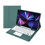 Custodia tablet in pelle con tastiera Bluetooth per iPad