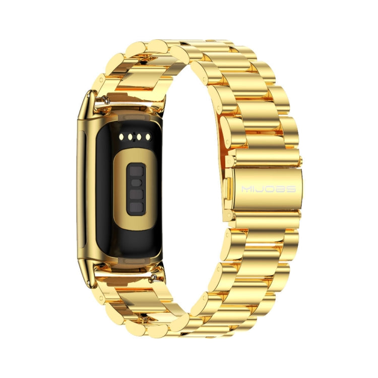 Cinturino per orologio in metallo in acciaio inossidabile Mijobs, For Fitbit Charge5
