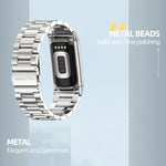 Cinturino per orologio in metallo in acciaio inossidabile Mijobs, For Fitbit Charge5