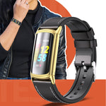 Mijobs TPU + cinturino in pelle, For Fitbit Charge5