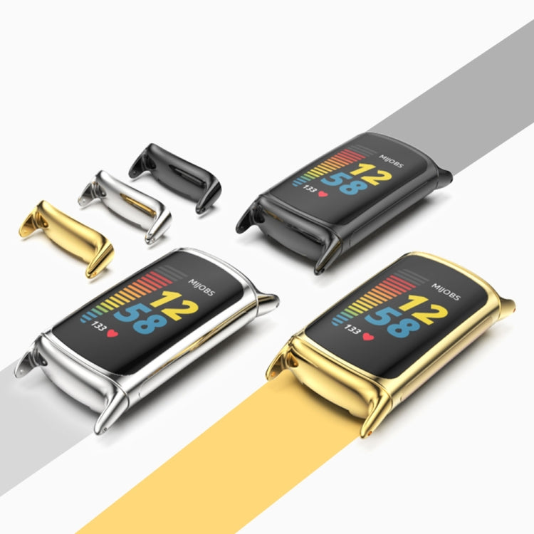 Cinturino per orologio in silicone morbido Mijobs, For Fitbit Charge5