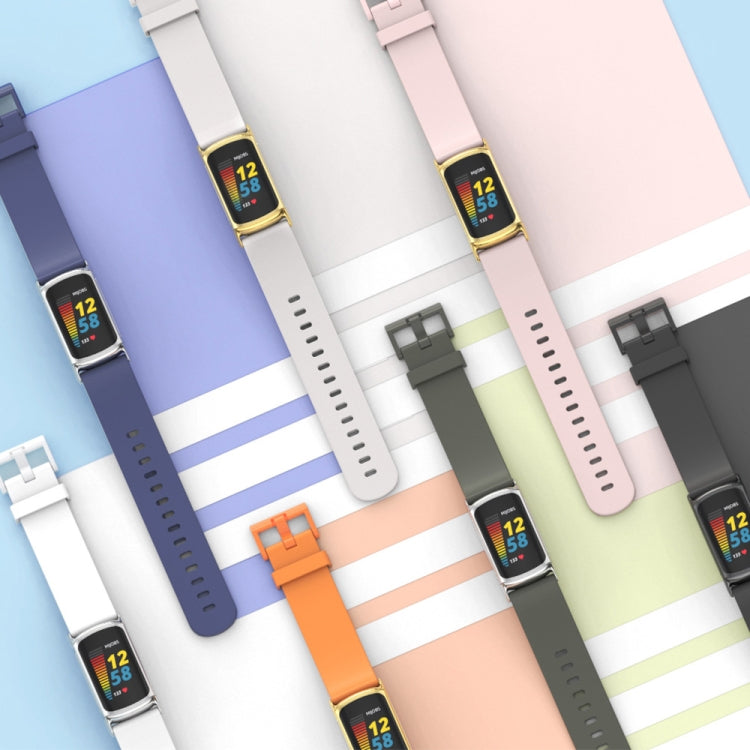 Cinturino per orologio in silicone morbido Mijobs, For Fitbit Charge5