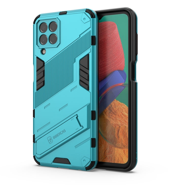 Punk Armor 2 in 1 PC + custodia per telefono in TPU, For Samsung Galaxy M33 5G Global