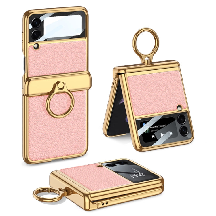 Custodia in pelle a conchiglia per Samsung Galaxy Z Flip3 5G