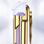 Placcatura integrata GKK + custodia in pelle per telefono a conchiglia, For Samsung Galaxy Z Flip3 5G