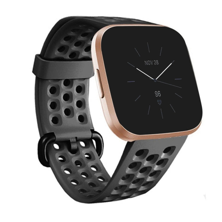 Cinturino in silicone traspirante, For FITBIT Versa 2, Size: Large