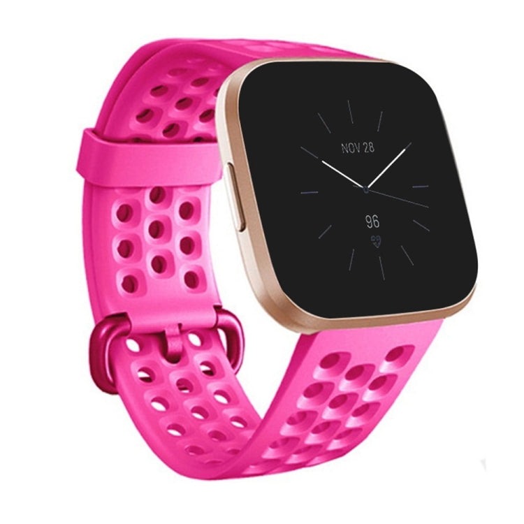 Cinturino in silicone traspirante, For FITBIT Versa 2, Size: Large