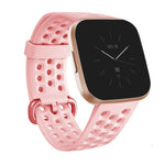 Cinturino in silicone traspirante, For FITBIT Versa 2, Size: Large