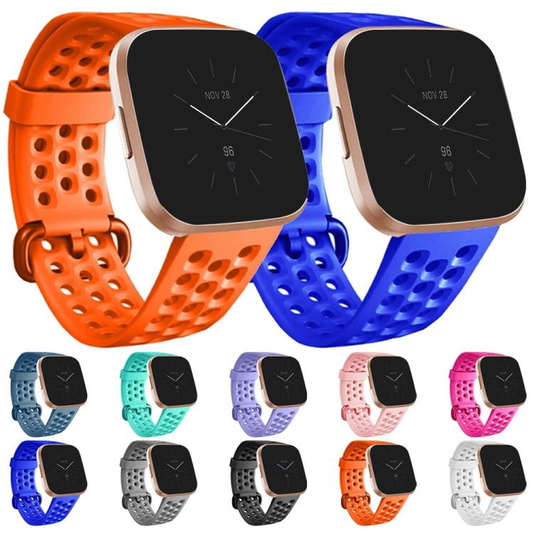 Cinturino in silicone traspirante, For FITBIT Versa 2, Size: Large