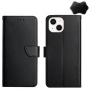 Custodia per telefono flip orizzontale in vera pelle a prova di impronte digitali, For iPhone 14, For iPhone 14 Plus, For iPhone 14 Pro, For iPhone 14 Pro Max