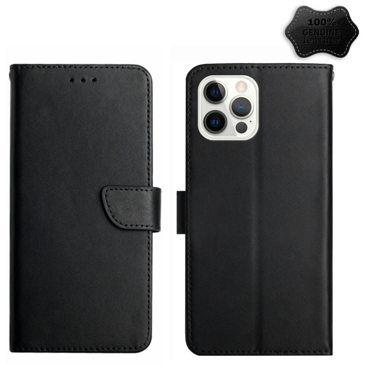 Custodia portafoglio in vera pelle per iPhone 14 Pro