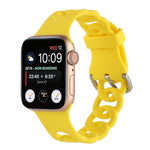 Cinturino in silicone cavo per Apple Watch Series, 7 41mm / 6&SE&5&4 40mm / 3&2&1 38mm