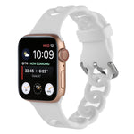 Cinturino in silicone cavo per Apple Watch Series, 7 45mm / 6&SE&5&4 44mm / 3&2&1 42mm