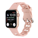 Cinturino in silicone cavo per Apple Watch Series, 7 45mm / 6&SE&5&4 44mm / 3&2&1 42mm
