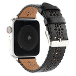 Cinturino cavo in vera pelle per Apple Watch Series, 7 41mm / 6&SE&5&4 40mm / 3&2&1 38mm, 7 45mm / 6&SE&5&4 44mm / 3&2&1 42mm