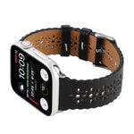 Cinturino cavo in vera pelle per Apple Watch Series, 7 41mm / 6&SE&5&4 40mm / 3&2&1 38mm, 7 45mm / 6&SE&5&4 44mm / 3&2&1 42mm