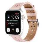 Cinturino cavo in vera pelle per Apple Watch Series, 7 41mm / 6&SE&5&4 40mm / 3&2&1 38mm, 7 45mm / 6&SE&5&4 44mm / 3&2&1 42mm