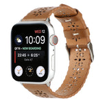 Cinturino cavo in vera pelle per Apple Watch Series, 7 41mm / 6&SE&5&4 40mm / 3&2&1 38mm, 7 45mm / 6&SE&5&4 44mm / 3&2&1 42mm