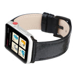 Cinturino in vera pelle glitterata per Apple Watch