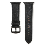 Cinturino in vera pelle glitterata per Apple Watch