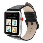 Cinturino in vera pelle glitterata per Apple Watch