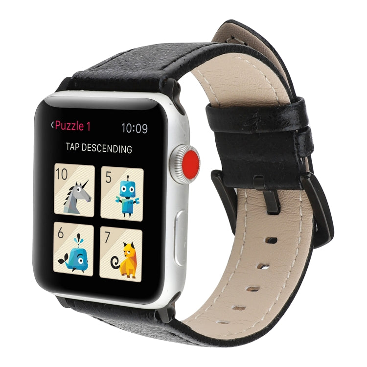 Cinturino in vera pelle glitterata per Apple Watch
