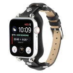 Cinturino cinturino in vera pelle per Apple Watch Series, 7 41mm / 6&SE&5&4 40mm / 3&2&1 38mm, 7 45mm / 6&SE&5&4 44mm / 3&2&1 42mm