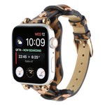 Cinturino cinturino in vera pelle per Apple Watch Series, 7 41mm / 6&SE&5&4 40mm / 3&2&1 38mm, 7 45mm / 6&SE&5&4 44mm / 3&2&1 42mm