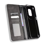 Custodia per telefono in pelle con trama retrò con fibbia magnetica, For Ulefone Power Armor 14 / 14 Pro, For Ulefone Armor X10 / X10 Pro, For Oukitel WP18, For Sony Xperia 1 IV, For Sony Xperia 10 IV, For Sharp Aquos R7