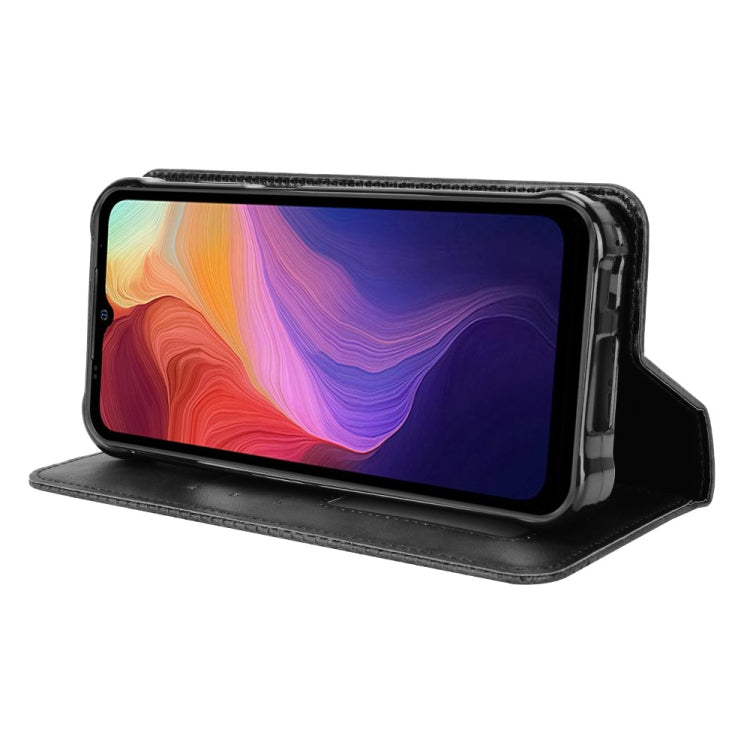 Custodia per telefono in pelle con trama retrò con fibbia magnetica, For Ulefone Power Armor 14 / 14 Pro, For Ulefone Armor X10 / X10 Pro, For Oukitel WP18, For Sony Xperia 1 IV, For Sony Xperia 10 IV, For Sharp Aquos R7