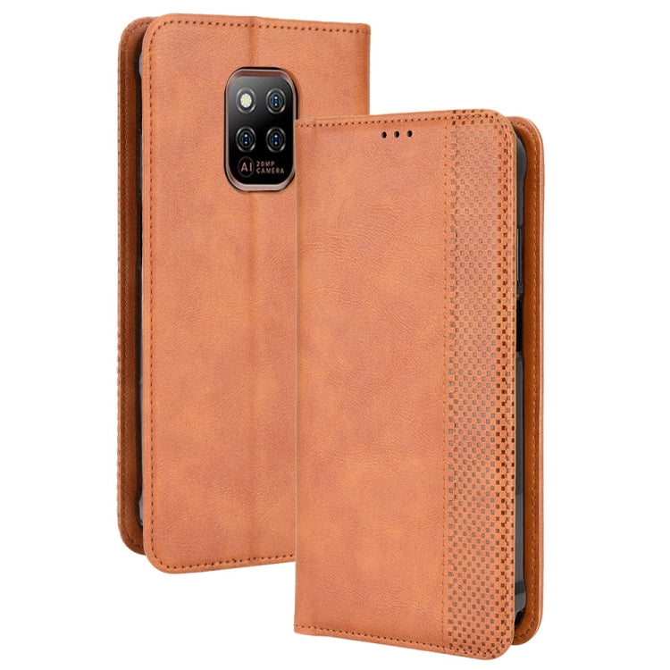 Custodia per telefono in pelle con trama retrò con fibbia magnetica, For Ulefone Power Armor 14 / 14 Pro, For Ulefone Armor X10 / X10 Pro, For Oukitel WP18, For Sony Xperia 1 IV, For Sony Xperia 10 IV, For Sharp Aquos R7